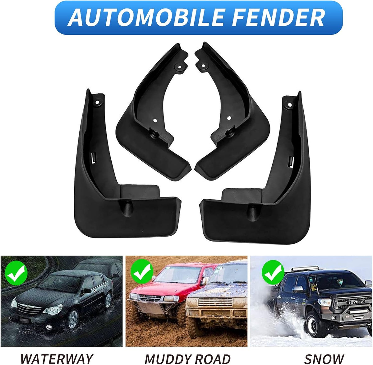 OEM Style Mud Flaps Compatible with Acura MDX (2022-2025) - OEM Style