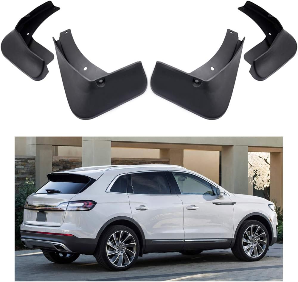 OEM Style Mud Flaps Compatible with Lincoln Nautilus (2019-2022) - OEM Style