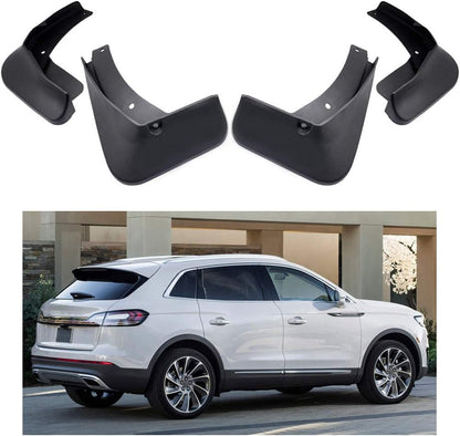 OEM Style Mud Flaps Compatible with Lincoln Nautilus (2019-2022) - OEM Style