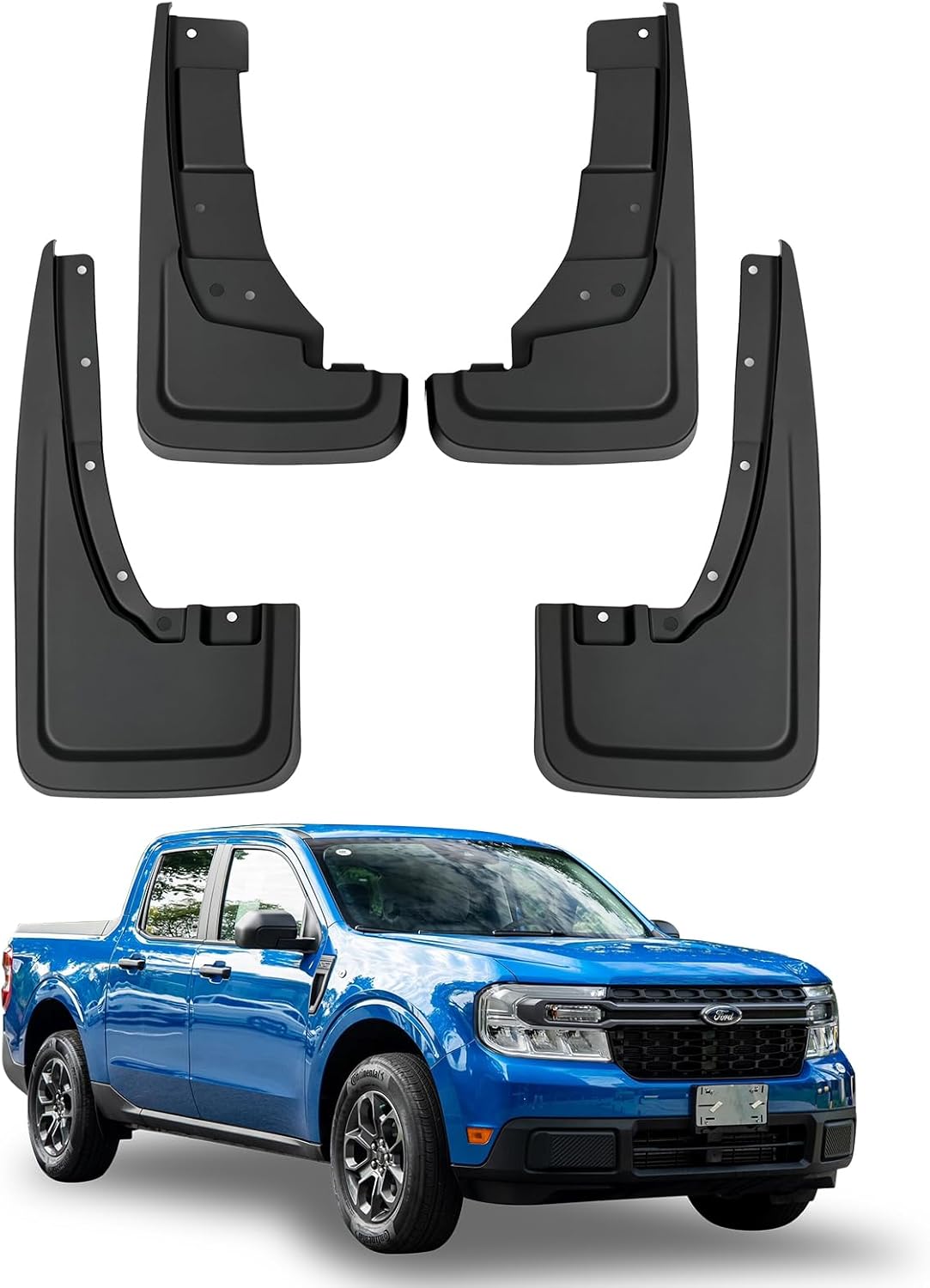 OEM Style Mud Flaps Compatible with Ford Maverick (2022-2025) - OEM Style
