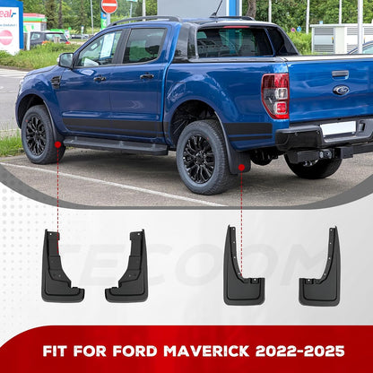 OEM Style Mud Flaps Compatible with Ford Maverick (2022-2025) - OEM Style