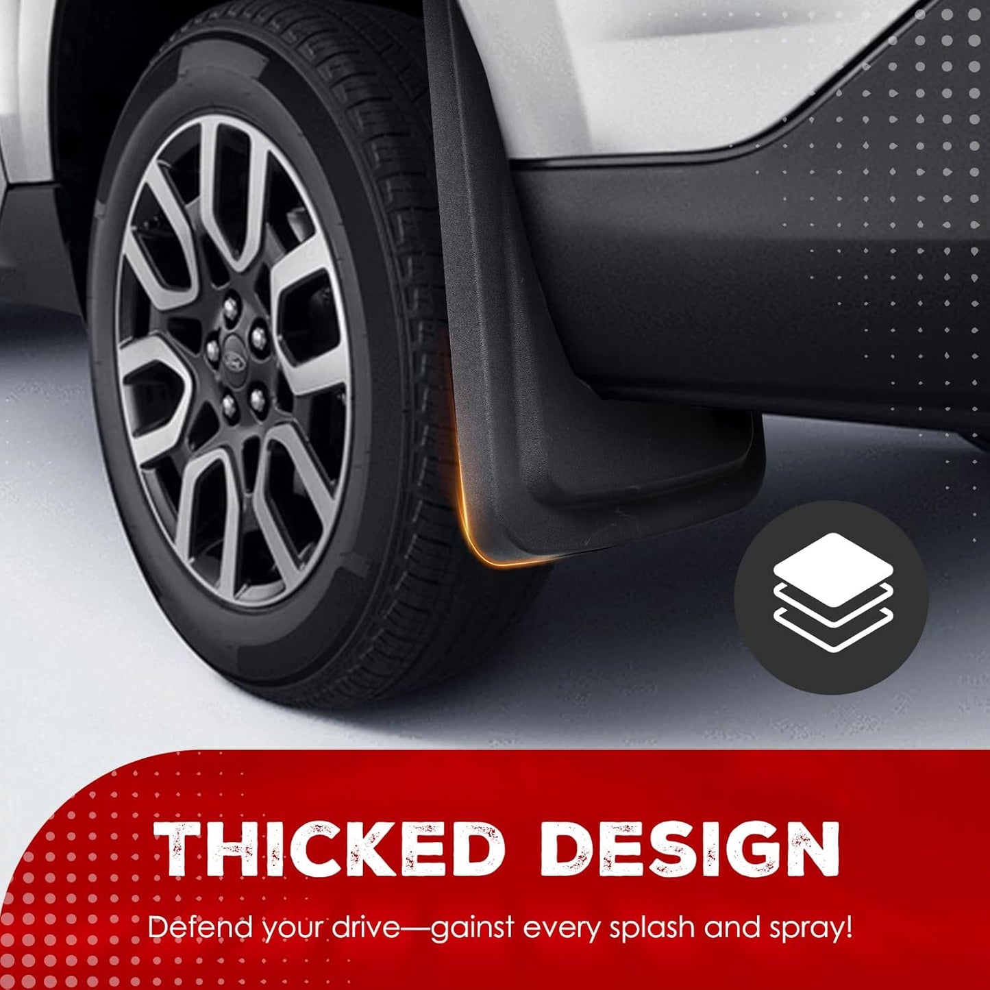 OEM Style Mud Flaps Compatible with Ford Maverick (2022-2025) - OEM Style