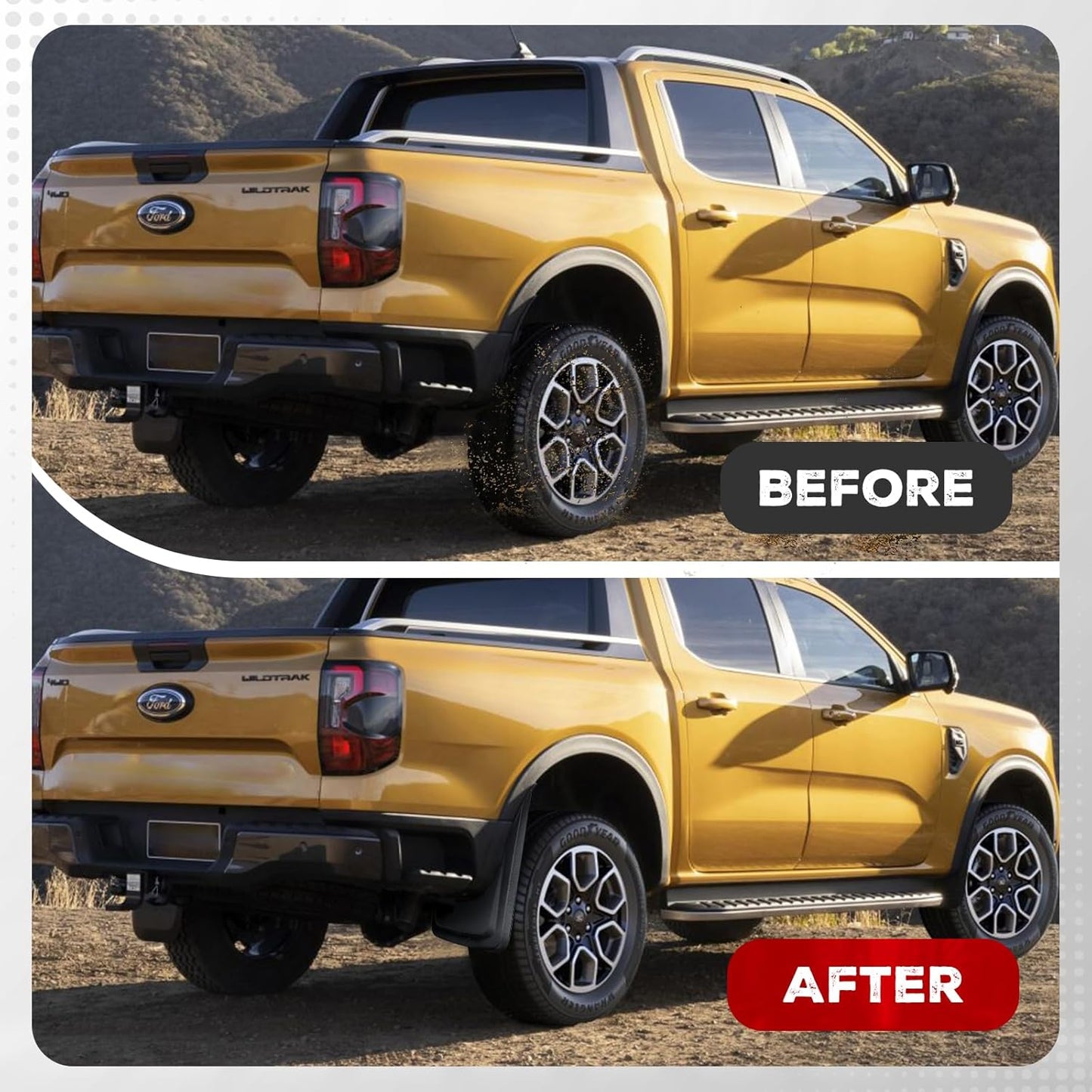 OEM Style Mud Flaps Compatible with Ford Maverick (2022-2025) - OEM Style