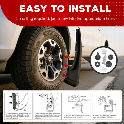 OEM Style Mud Flaps Compatible with Ford Maverick (2022-2025) - OEM Style