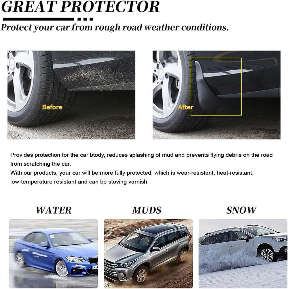 Mud Flaps Mud Guards Custom Fit for Volvo V90 2017-2025