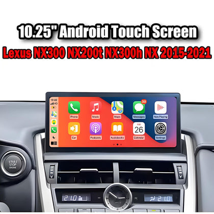 2015-2021 Lexus NX 10.25" Digital Cockpit with Wireless CarPlay, OEM Style