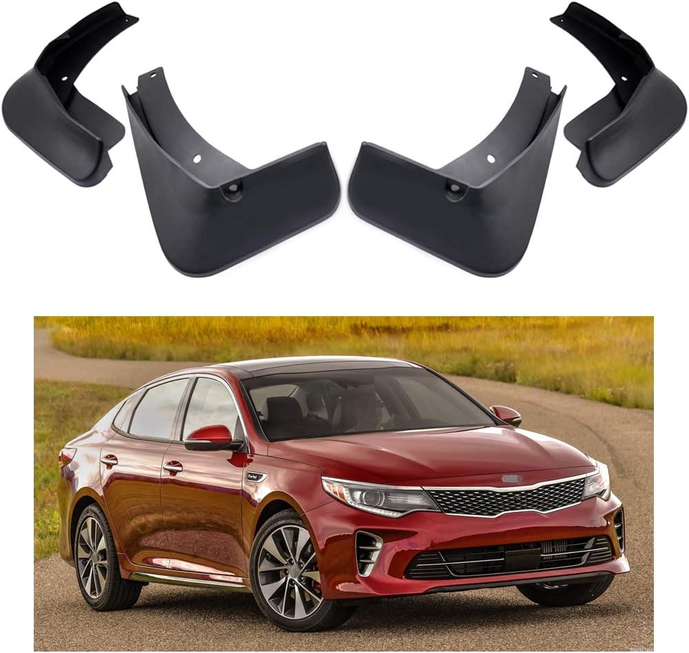 Car Mudguard Fender Mud Flaps Splash Guards for 2016-2021 KIA Optima Sedan, 4pcs Mud Guard Kit