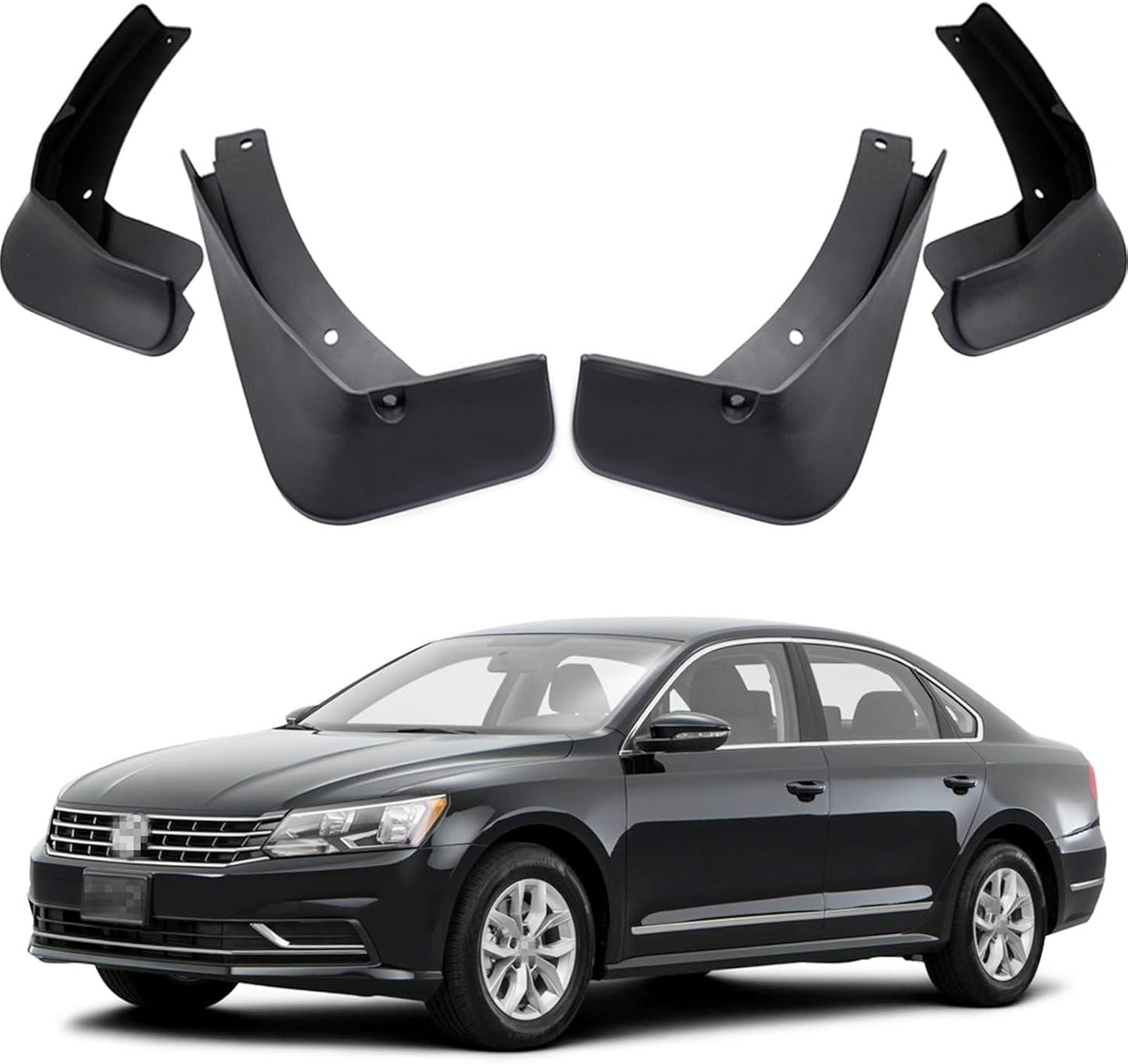 OEM Style Mud Flaps Compatible with Volkswagen Passat (2012-2019) - OEM Style