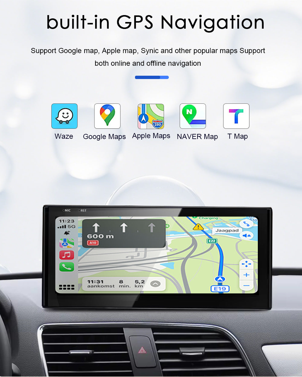 OEM Look Digital Cockpit Compatible with Audi Q3 (2013-2018) - 10.25-inch touchscreen + Wireless CarPlay