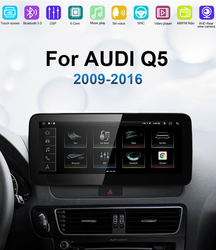 OEM Look Digital Cockpit Compatible with Audi Q5 (2009-2016) - 10.25-inch touchscreen + Wireless CarPlay