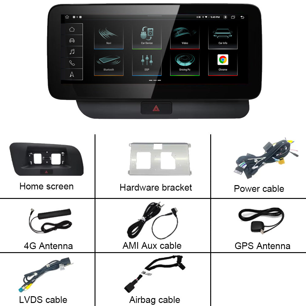 OEM Look Digital Cockpit Compatible with Audi Q5 (2009-2016) - 10.25-inch touchscreen + Wireless CarPlay