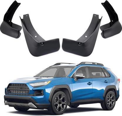 Toyota RAV4 Mud Flaps, Car Mudguard Fender Splash Guards for 2019-2025 Toyota RAV4 Adventure / RAV4 TRD Off-Road