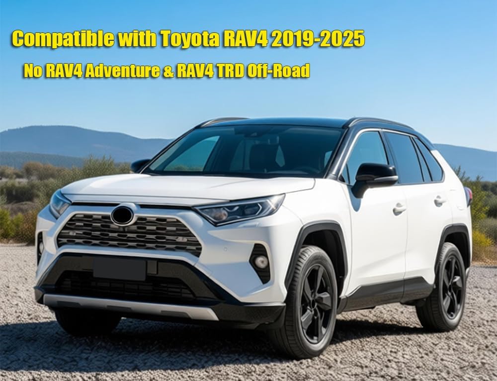 Toyota RAV4 Mud Flaps, Car Mudguard Fender Splash Guards for Toyota RAV4 / Toyota RAV4 Hybrid 2019-2025 (No Adventure & TRD Off-Road Models)
