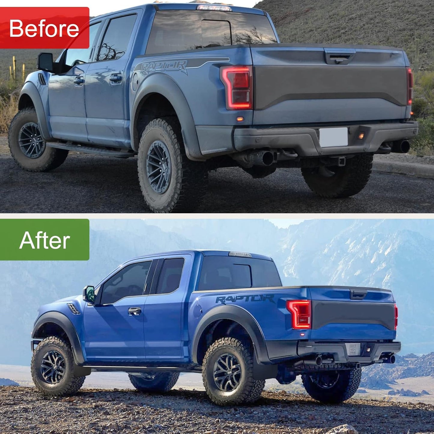 Mud Flaps for Dodge Ram 1500 (2009-2022)Without OEM Fender Flares, OEM Style Car Mudguard Fender Splash Guards