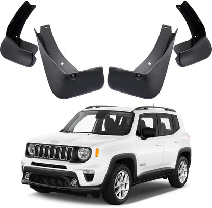 Jeep Renegade Mud Flaps (2015-2024), OEM Style Car Mudguard Fender Splash Guards