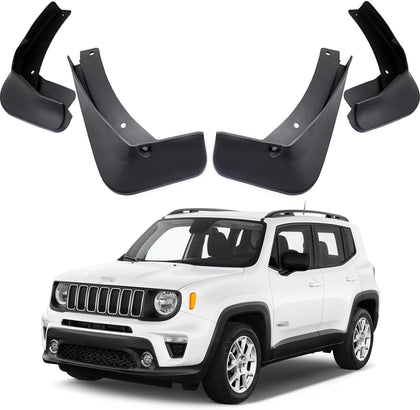 Jeep Renegade Mud Flaps (2015-2024), OEM Style Car Mudguard Fender Splash Guards