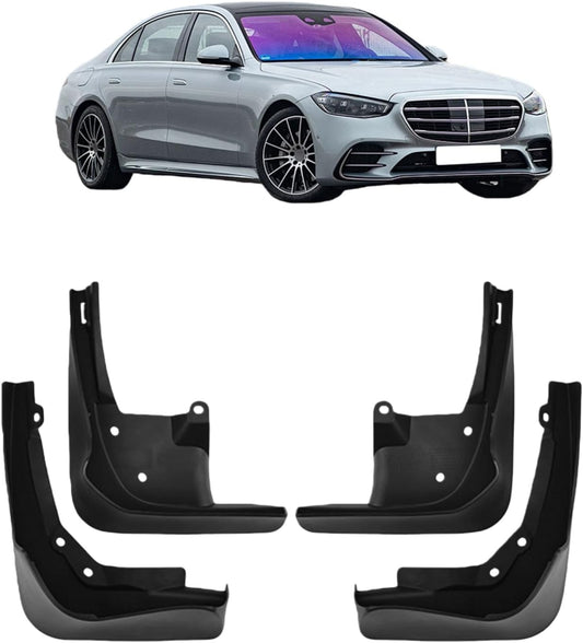 OEM Style Mud Flaps Compatible with Mercedes-Benz S-Class Sport (2021-2025) - OEM Style