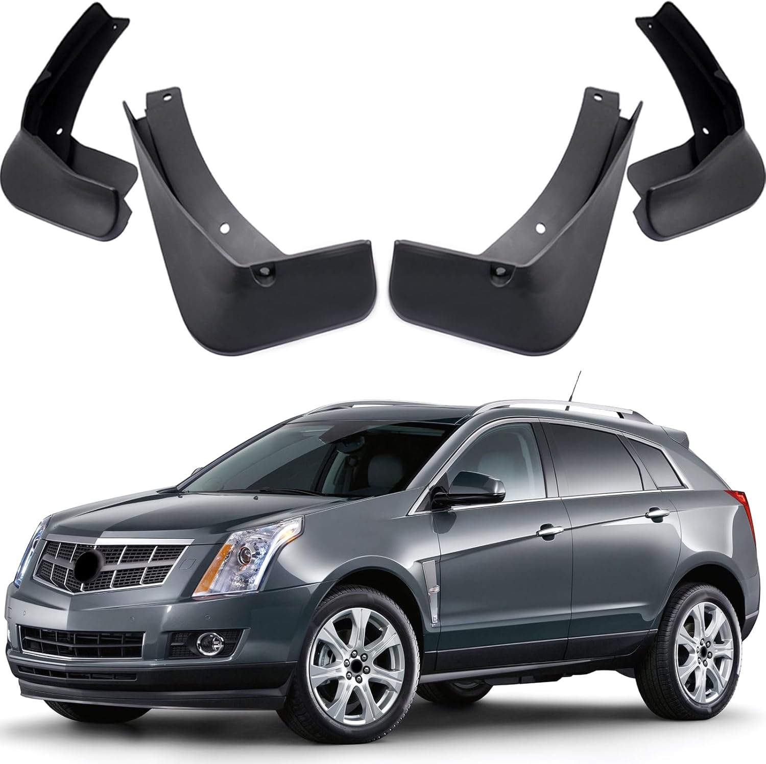 OEM Style Mud Flaps Compatible with Cadillac SRX (2010-2016) - OEM Style