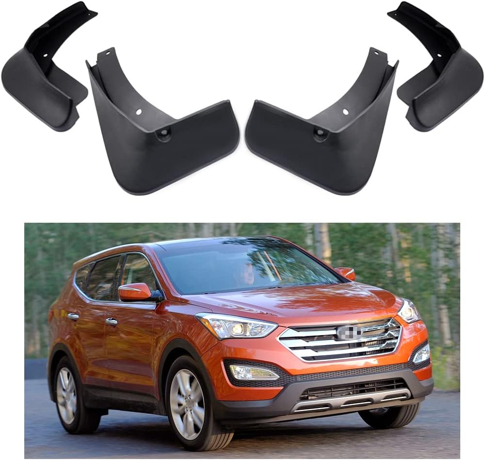OEM Style Mud Flaps Compatible with Hyundai Santa (2014-2018) - OEM Style