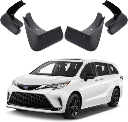 Toyota Sienna Mud Flaps, Car Mudguard Fender Splash Guards for 2021-2024 Toyota Sienna