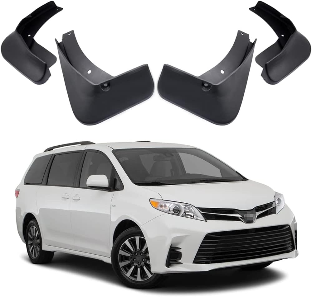 Toyota Sienna Mud Flaps, Car Mudguard Fender Splash Guards for Toyota Sienna 2018-2020
