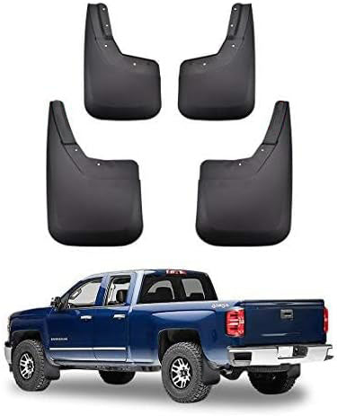 OEM Style Mud Flaps Compatible with Chevrolet Silverado (2015-2018) - OEM Style