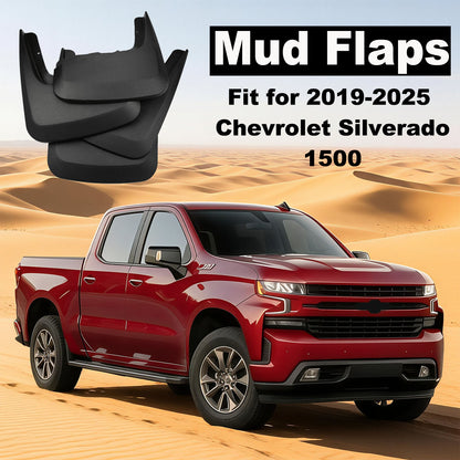 Mud Flaps Mud Guards Custom Fit Fit for 2019-2025 Chevrolet Silverado 1500