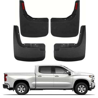 OEM Style Mud Flaps Compatible with Chevrolet Silverado 1500(2019-2025) - OEM Style