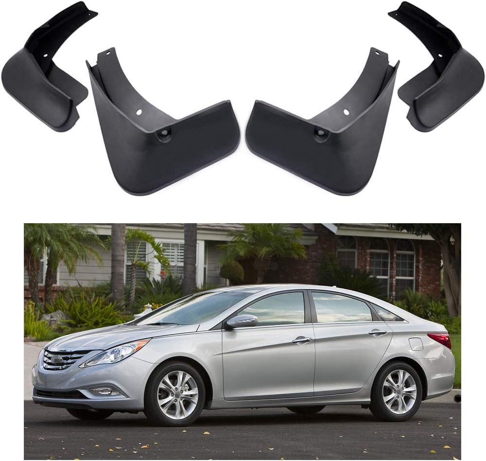 Car Mudguard Fender Mud Flaps Splash Guards for Hyundai Sonata 2011-2014, 4pcs Mud Guard Kit