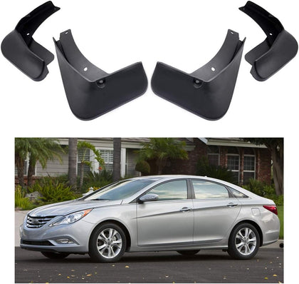 Car Mudguard Fender Mud Flaps Splash Guards for Hyundai Sonata 2011-2014, 4pcs Mud Guard Kit