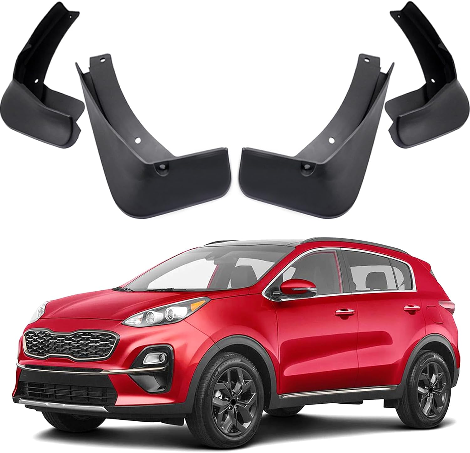 OEM Style Mud Flaps Compatible with Kia Sportage (2017-2022) - OEM Style
