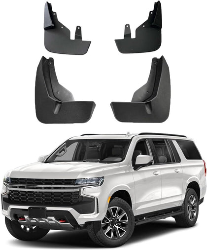 OEM Style Mud Flaps for Chevrolet Suburban (2021-2025) with Electric Running Boards - OEM Style
