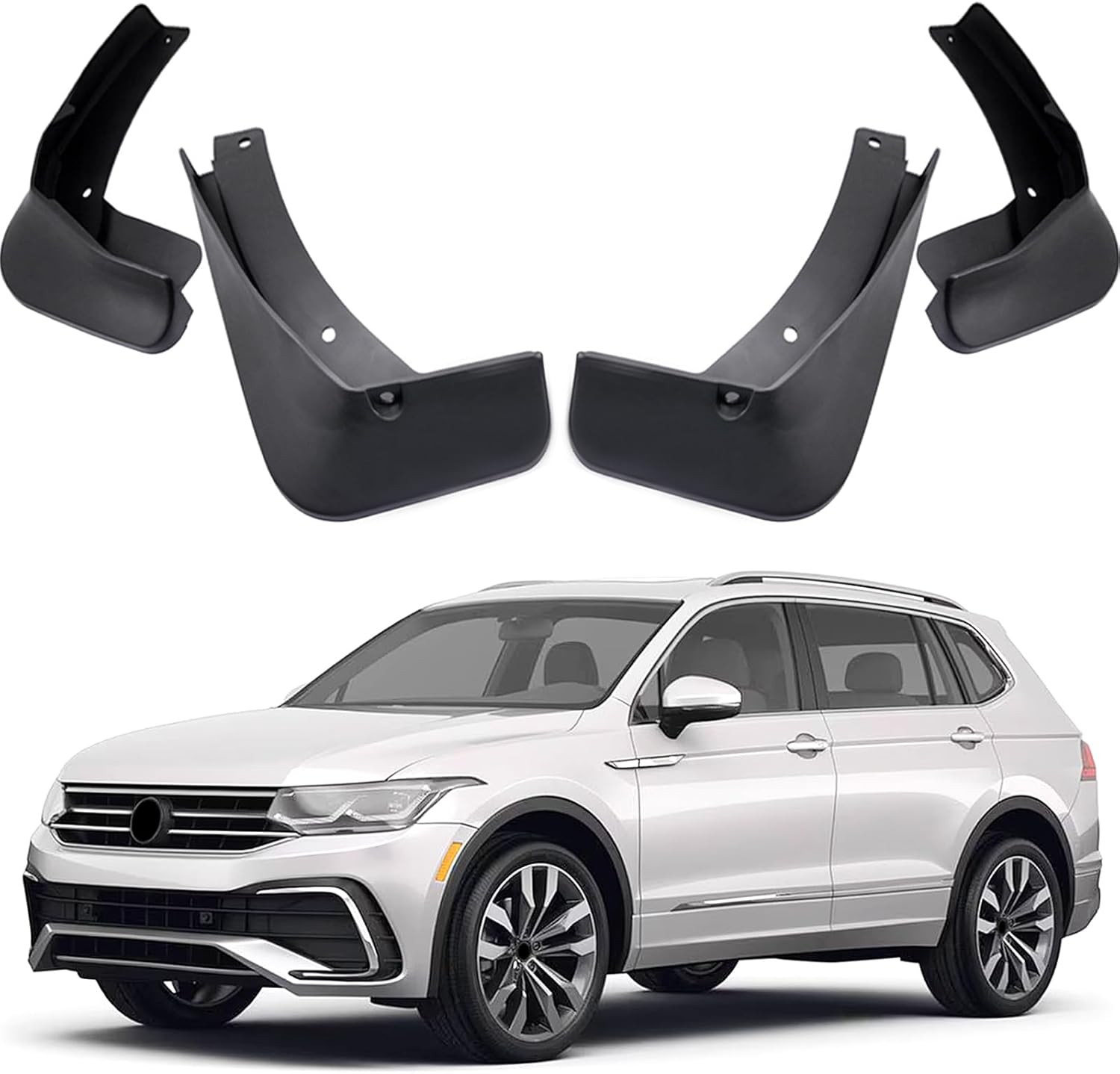 OEM Style Mud Flaps Compatible with Volkswagen Tiguan (2018-2024) - OEM Style