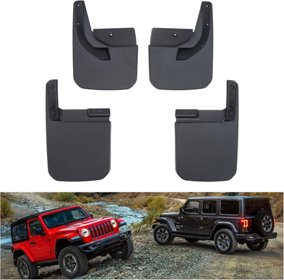 OEM Style Mud Flaps Compatible with Jeep Wrangler (2018-2026) - OEM Style