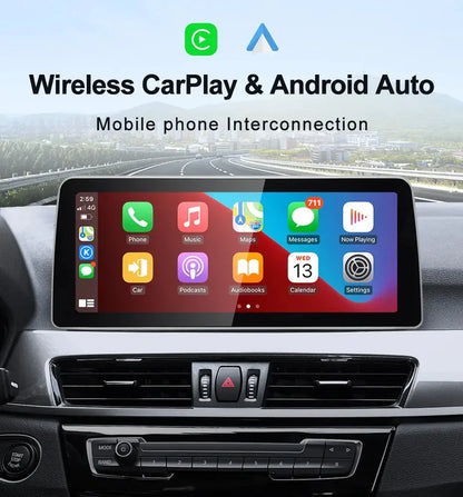 2016–2019 BMW X1 12.3" Digital Cockpit Android Car Multimedia IPS Touchscreen, OEM Style