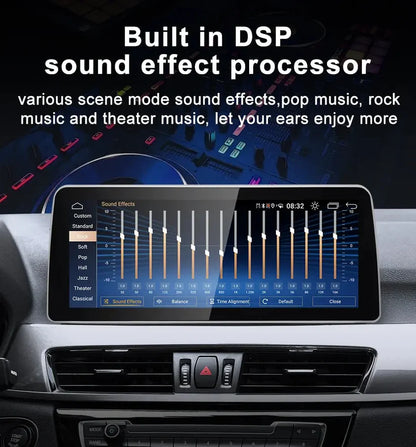 2016–2019 BMW X1 12.3" Digital Cockpit Android Car Multimedia IPS Touchscreen, OEM Style