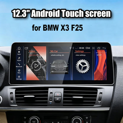 OEM Look Digital Cockpit Compatible with BMW X3 (2010-2017) - 12.3-inch touchscreen + Wireless CarPlay