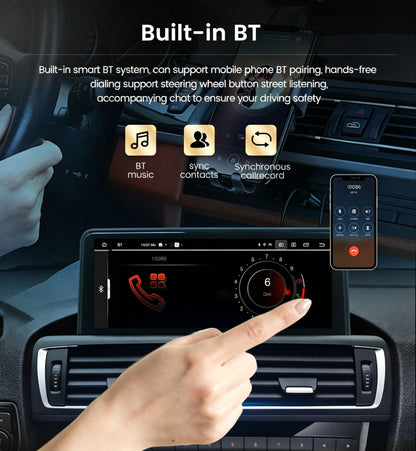 2013–2018 BMW X5 10.25" Digital Cockpit Android Car Multimedia IPS Touchscreen, OEM Style