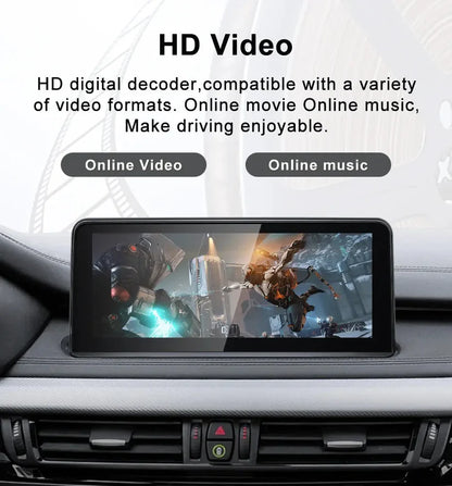 2013–2018 BMW X5 10.25" Digital Cockpit Android Car Multimedia IPS Touchscreen, OEM Style