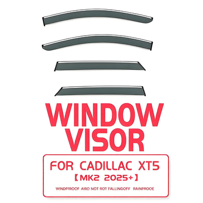 Car Accessories Deflector Vent Window Visors for Cadillac XT5 2005 2026