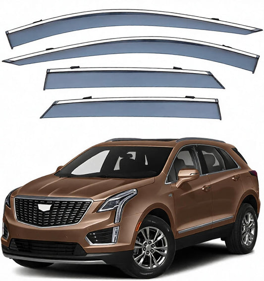Rain Guards for Cadillac XT5 2017-2024 Car Accessories Deflector Vent Window Visors