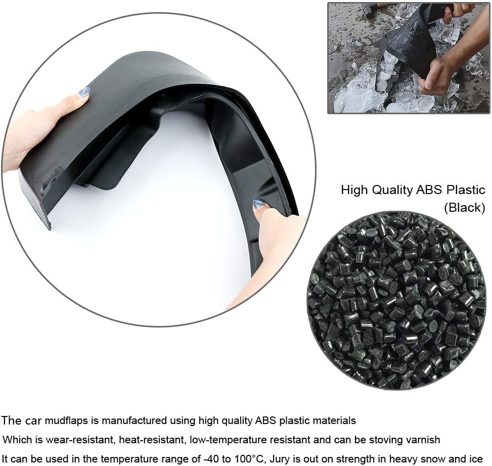 Audi Q7 Mud Flaps (2016-2019), OEM Style Car Mudguard Fender Splash Guards