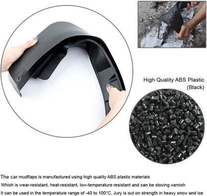 Audi Q7 Mud Flaps (2016-2019), OEM Style Car Mudguard Fender Splash Guards