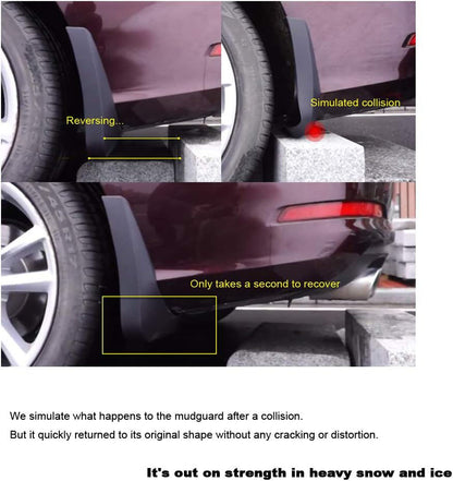 Audi Q7 Mud Flaps (2016-2019), OEM Style Car Mudguard Fender Splash Guards
