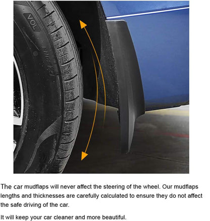 Audi Q7 Mud Flaps (2016-2019), OEM Style Car Mudguard Fender Splash Guards