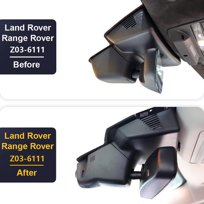 4K Dash Cam for Land Rover Range Rover 2018-2022, Built-in WiFi & APP, Loop Recording G-Sensor, Plug & Play, 64GB Card