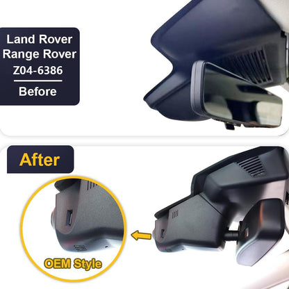 Land Rover Range Rover Dash Cam (2023-2025), UHD 2160P OEM Style 4K Dash Cam with 64GB Card