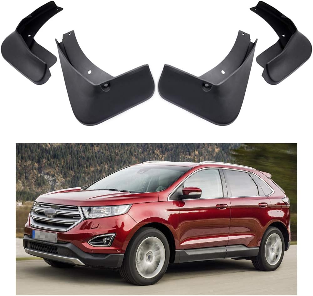 Ford Edge Mud Flaps, Car Mudguard Fender Splash Guards for 2015-2024 Ford Edge SE/SEL/Titanium