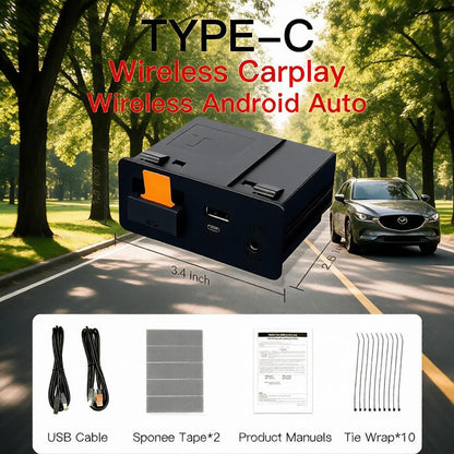 Wireless Carplay Android Auto Retrofit Kit For Mazda CX 3/CX 5/CX 9/MX5