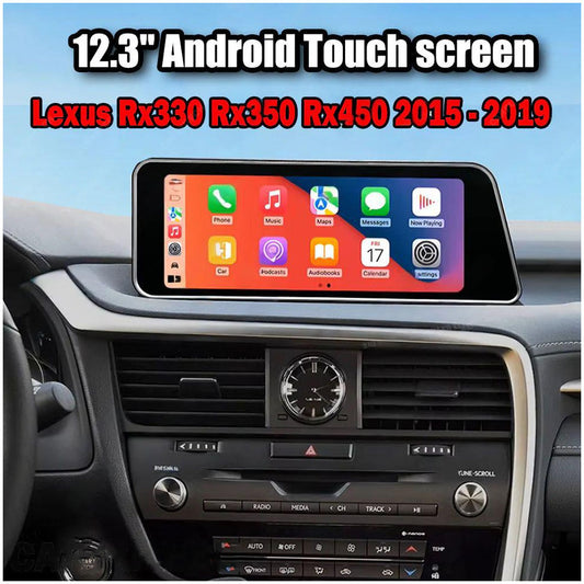 2015-2019 Lexus RX 12.3" Digital Cockpit with Wireless CarPlay, OEM Style